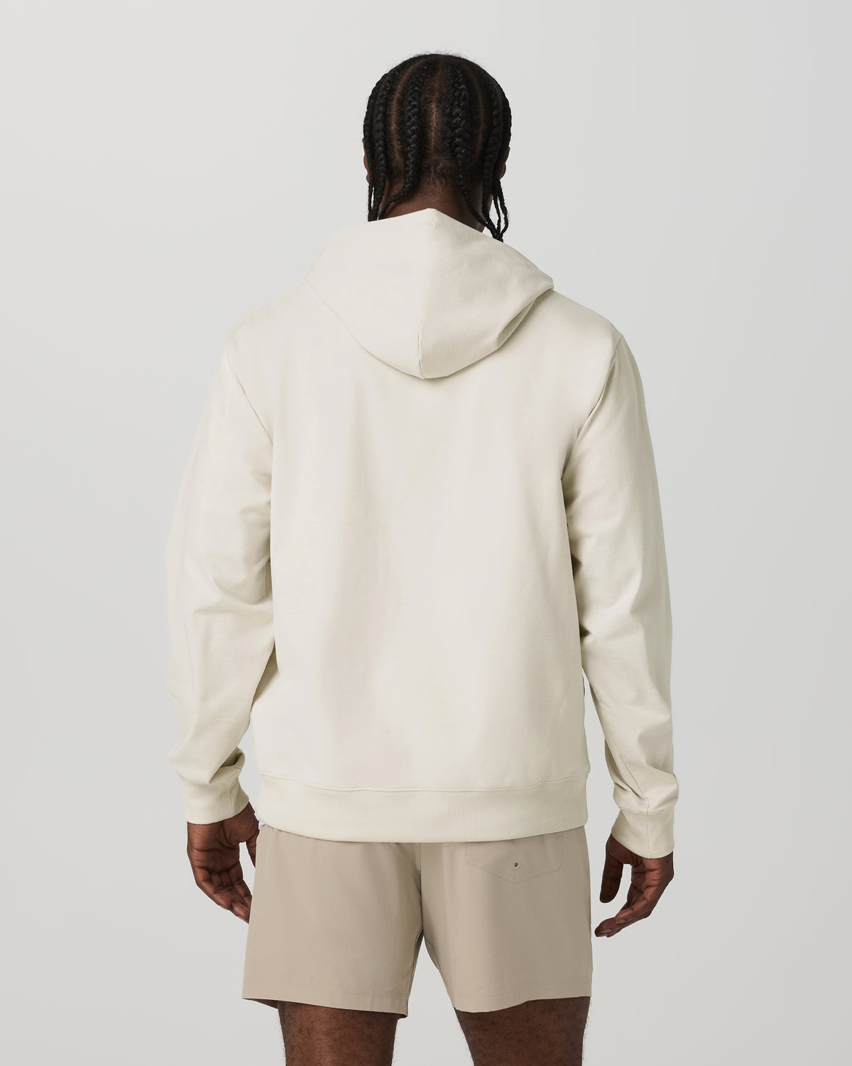 Coronado Pullover Hoodie 2.0 Men's Ivory Heather Hoodie | Vuori Outlet