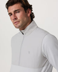Sunday Element 1/2 Zip Men's Frost Grey Pullover | Vuori US