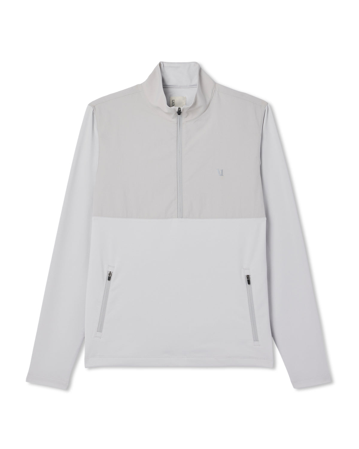 Sunday Element 1/2 Zip Men's Frost Grey Pullover | Vuori US