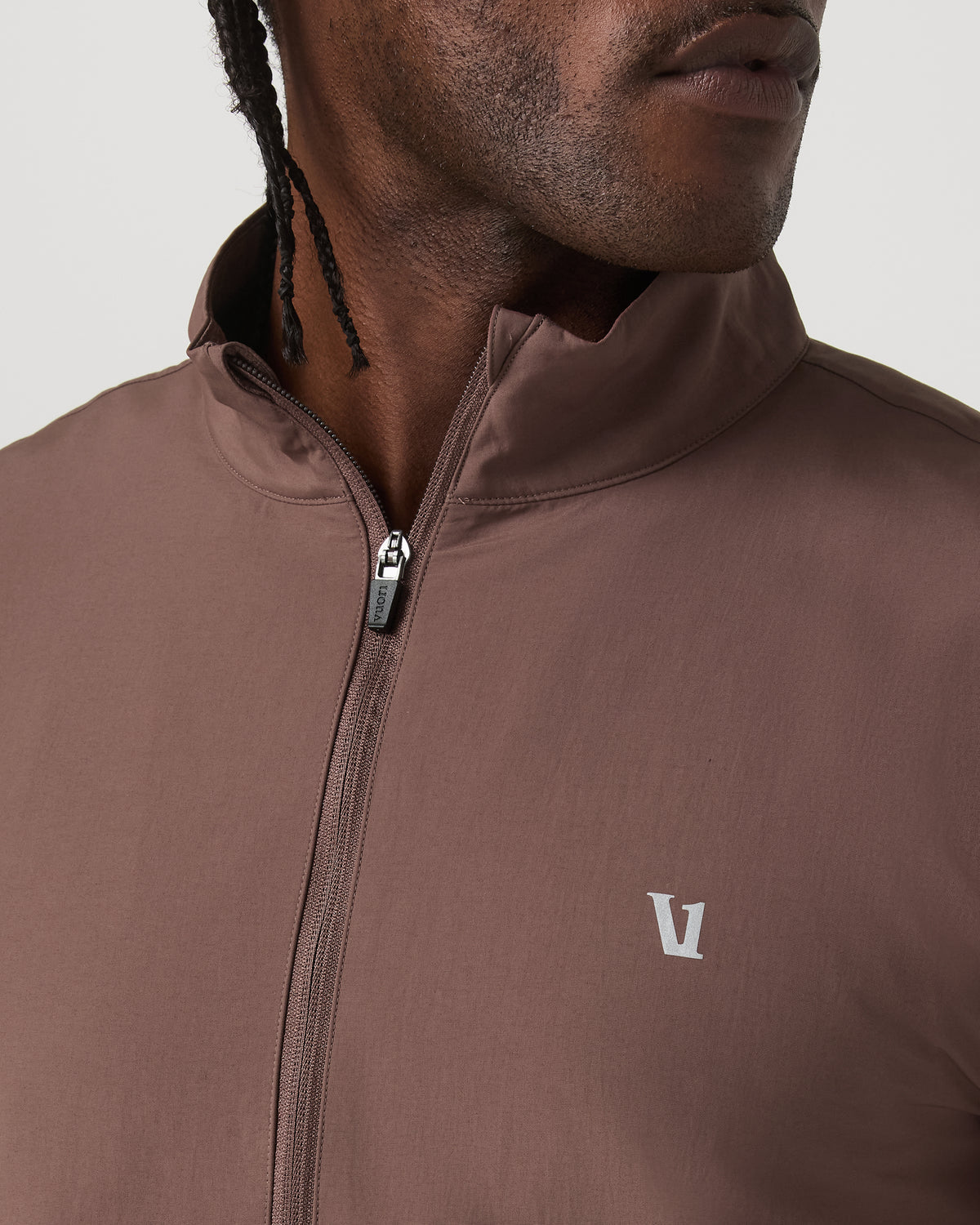 Sunday Element Half Zip Men's Sable Heather Layer | Vuori Clothing