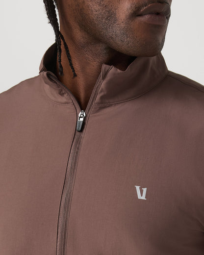 Sunday Element Half Zip Men's Sable Heather Layer | Vuori Clothing