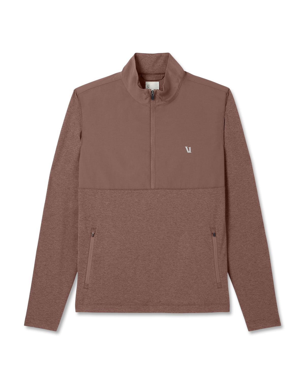 Sunday Element Half Zip Men's Sable Heather Layer | Vuori Clothing