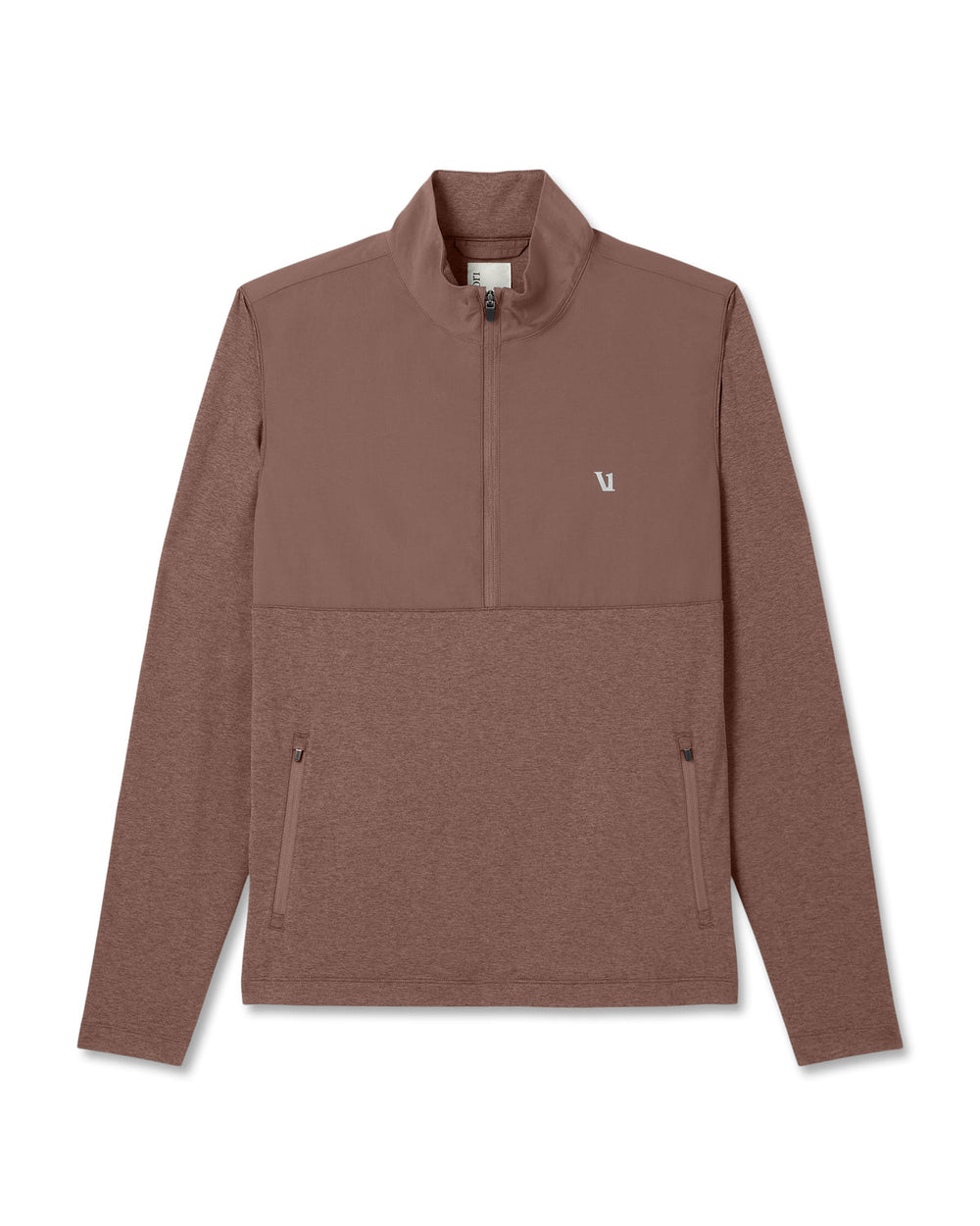 Sunday Element Half Zip Men's Sable Heather Layer | Vuori Clothing