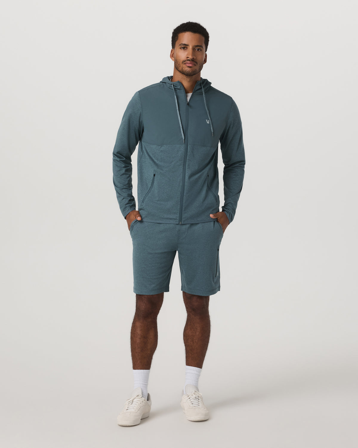 Sunday Element Jacket Men's Blue Sea Heather Jacket | Vuori