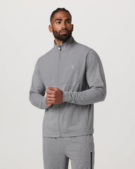 Sunday Element Track Jacket Men's Grey Heather | Vuori On sale