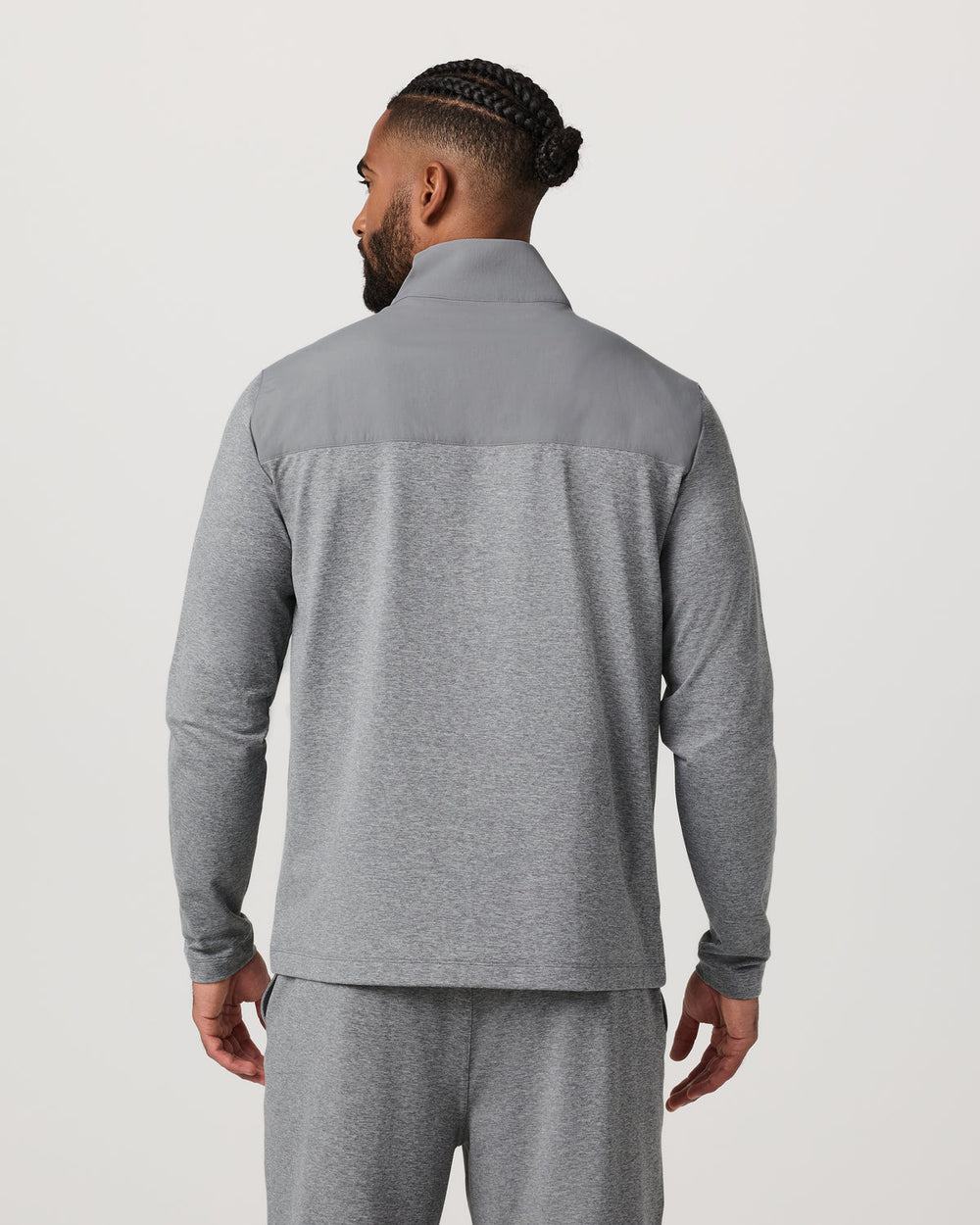 Sunday Element Track Jacket Men's Grey Heather | Vuori On sale