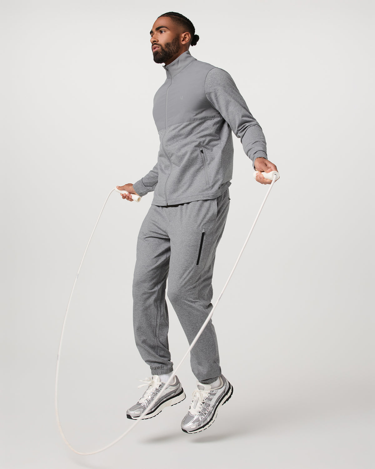 Sunday Element Track Jacket Men's Grey Heather | Vuori On sale