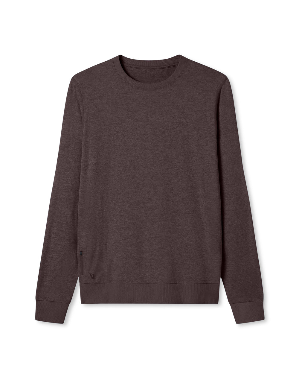 Ponto Performance Crew Men's Sangria Heather Crew Neck | Vuori For sale