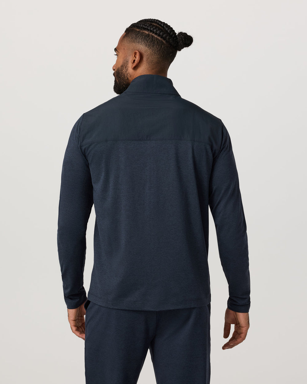 Sunday Element Track Jacket Men's Ink Heather Jacket | Vuori Online