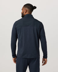 Sunday Element Track Jacket Men's Ink Heather Jacket | Vuori Online