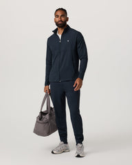 Sunday Element Track Jacket Men's Ink Heather Jacket | Vuori Online