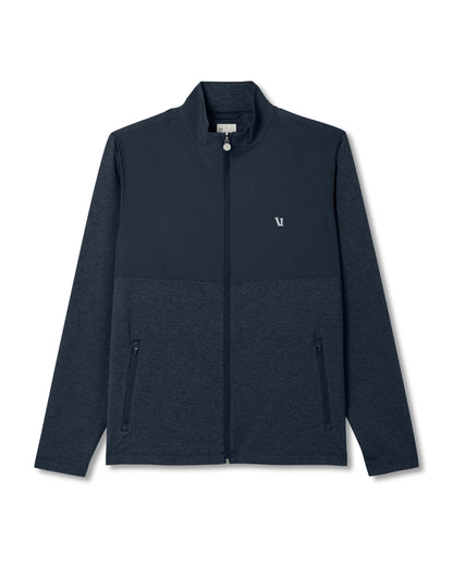 Sunday Element Track Jacket Men's Ink Heather Jacket | Vuori Online