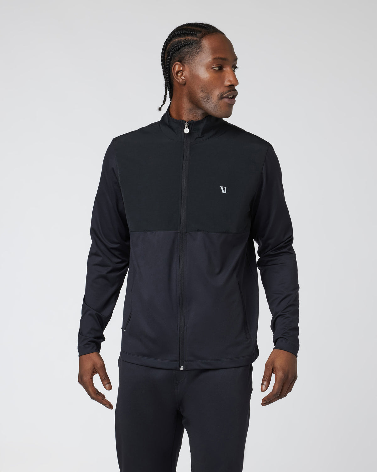 Sunday Element Track Jacket Men's Black Jacket | Vuori