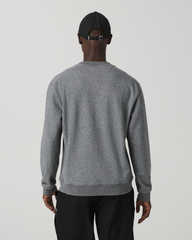 Cypress Vintage Crew Men's Heather Grey Fleece Pullover | Vuori Online
