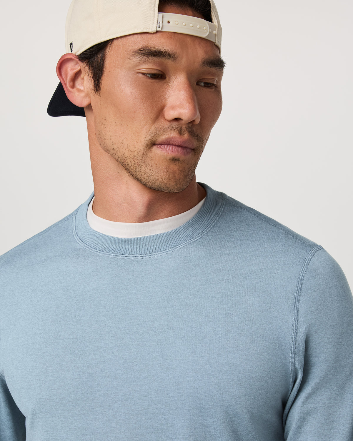 Ponto Performance Crew Men's Flint Heather Crew Neck | Vuori US