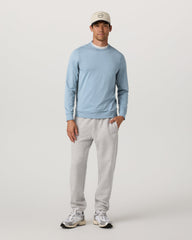 Ponto Performance Crew Men's Flint Heather Crew Neck | Vuori US