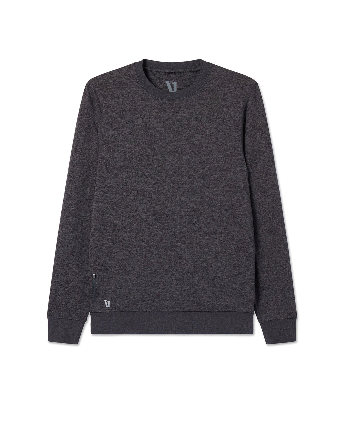 Ponto Performance Crew Charcoal Grey Crew Neck | Vuori Discount