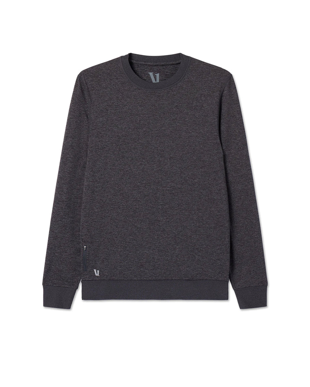 Ponto Performance Crew Charcoal Grey Crew Neck | Vuori Discount