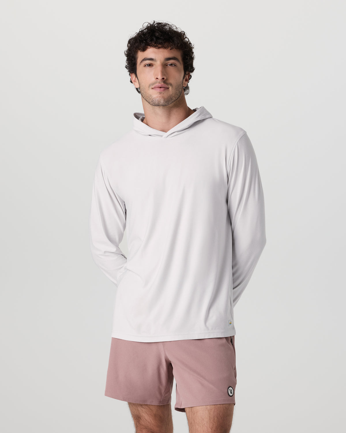 Strato Tech Hoodie Men's Frost Grey Workout Hoodie | Vuori On sale