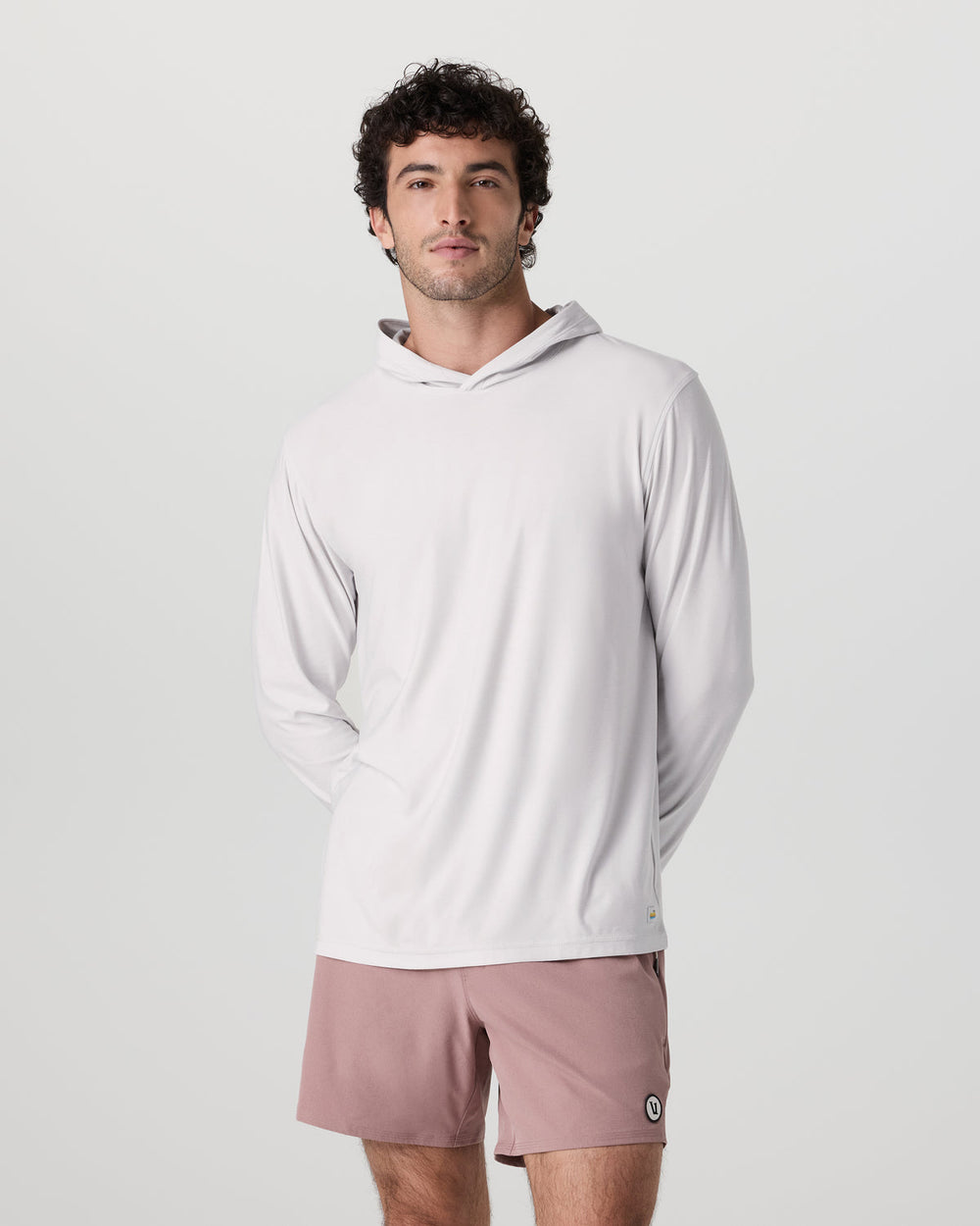 Strato Tech Hoodie Men's Frost Grey Workout Hoodie | Vuori On sale