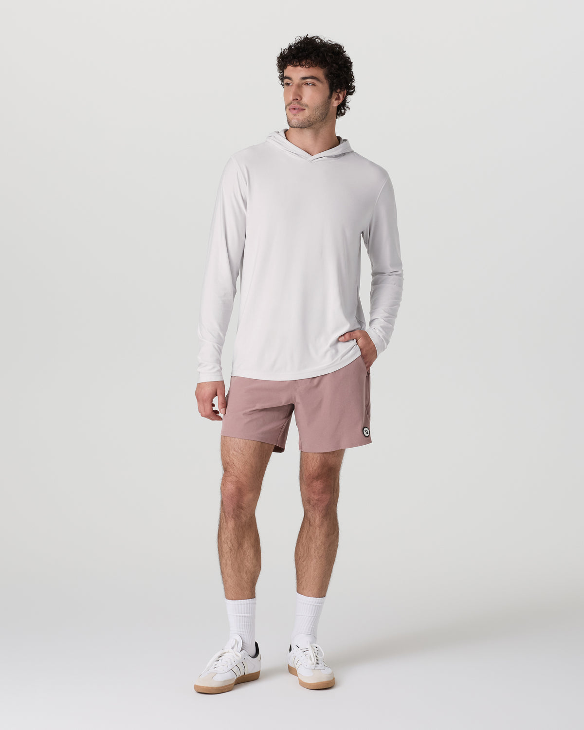 Strato Tech Hoodie Men's Frost Grey Workout Hoodie | Vuori On sale