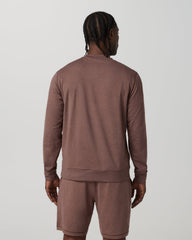 Ponto Performance Crew Men's Sable Heather Crew Neck | Vuori Online