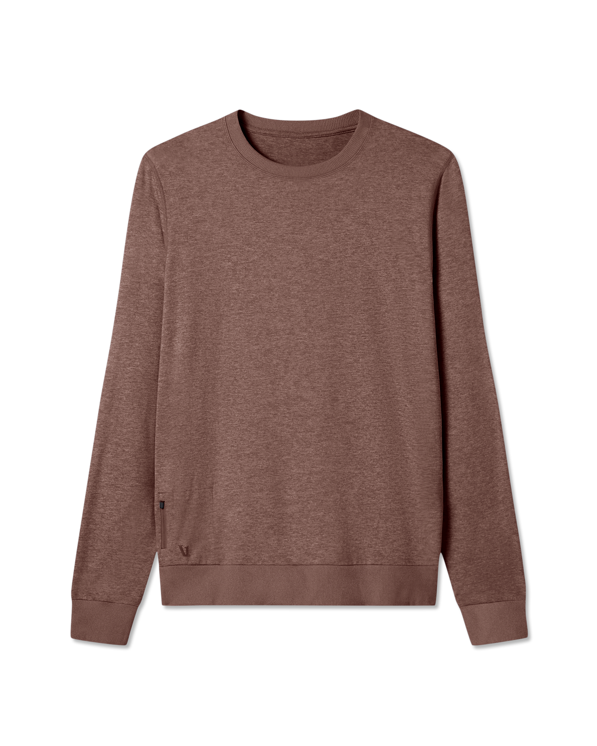 Ponto Performance Crew Men's Sable Heather Crew Neck | Vuori Online
