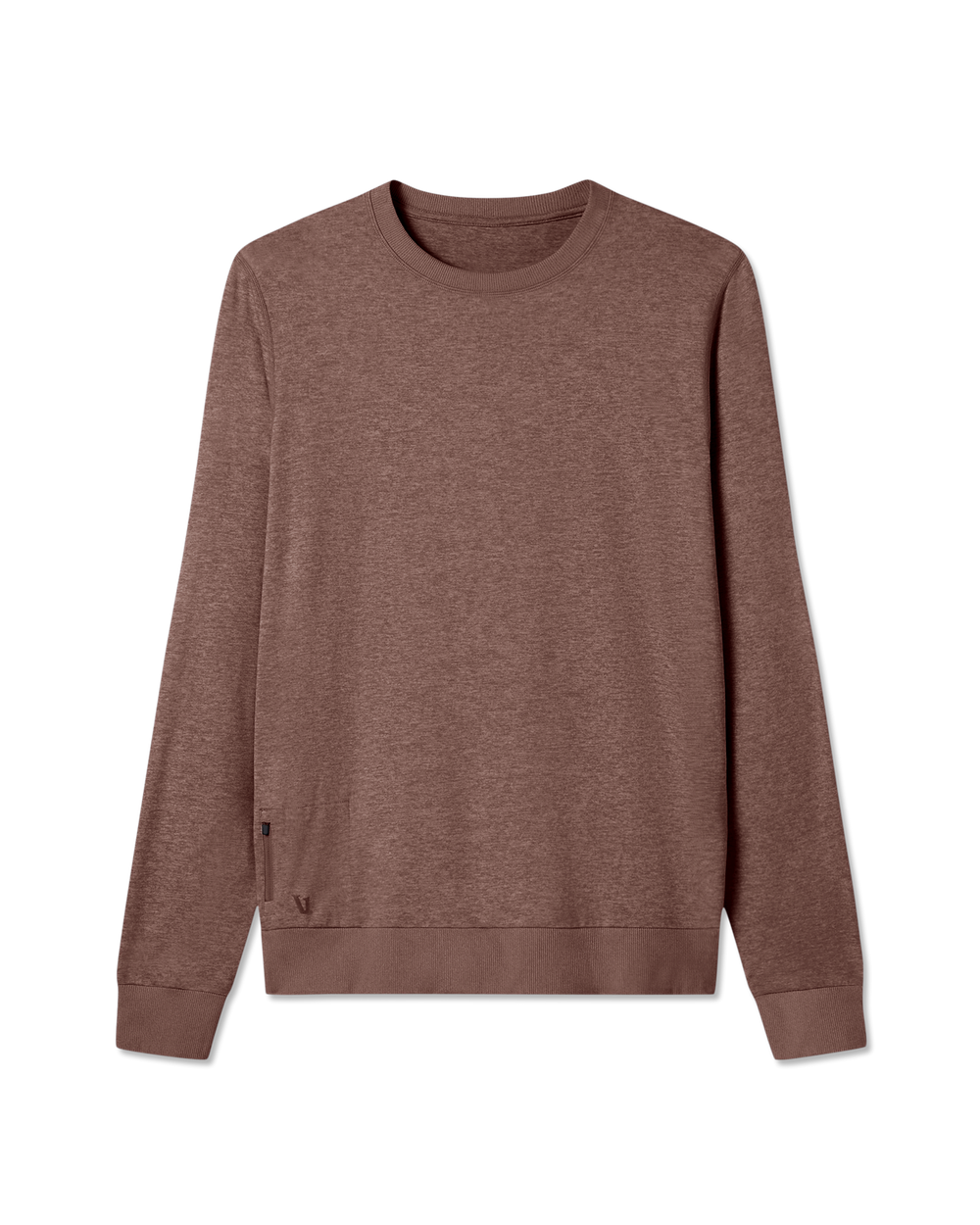 Ponto Performance Crew Men's Sable Heather Crew Neck | Vuori Online