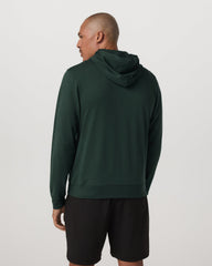Ponto Full Zip Hoodie Men's Spruce Heather Hoodie | Vuori