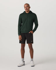 Ponto Full Zip Hoodie Men's Spruce Heather Hoodie | Vuori