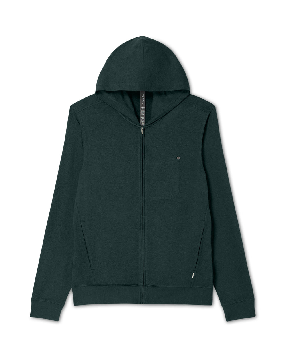 Ponto Full Zip Hoodie Men's Spruce Heather Hoodie | Vuori