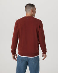 Berik Cashmere Sweater Men's Spiced Apple Sweater | Vuori Discount