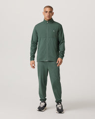 Men's Sunday Element Track Jacket Agate Green Heather | Vuori Sale