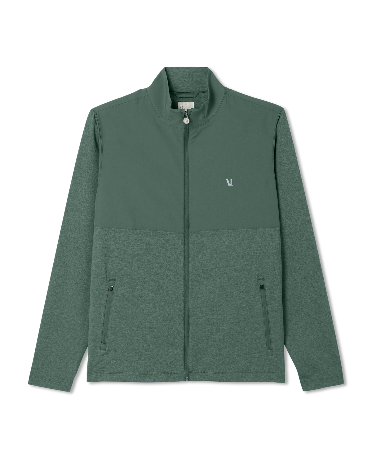 Men's Sunday Element Track Jacket Agate Green Heather | Vuori Sale