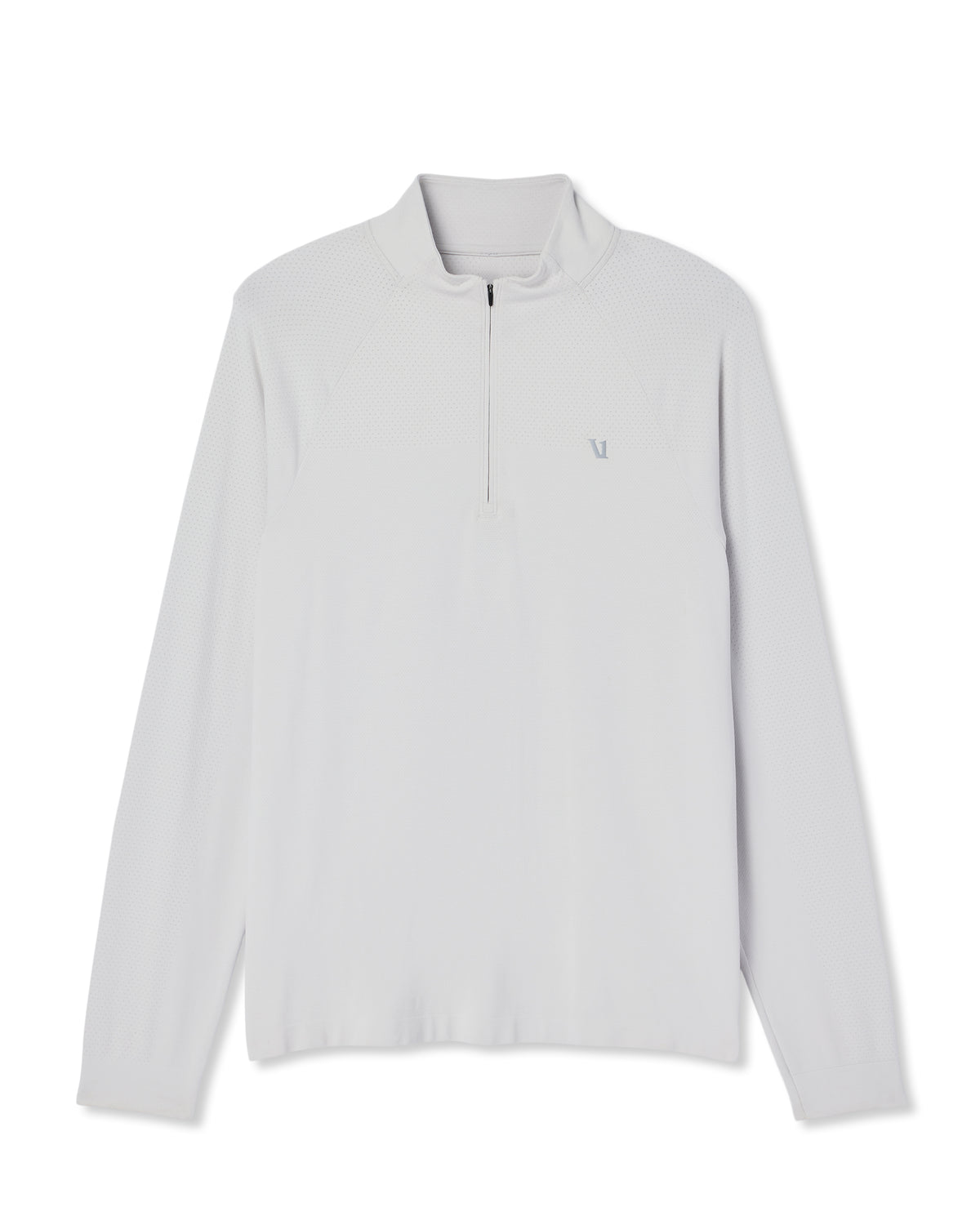 Clearview Seamless Quarter Zip Frost Grey Long Sleeve | Vuori For sale