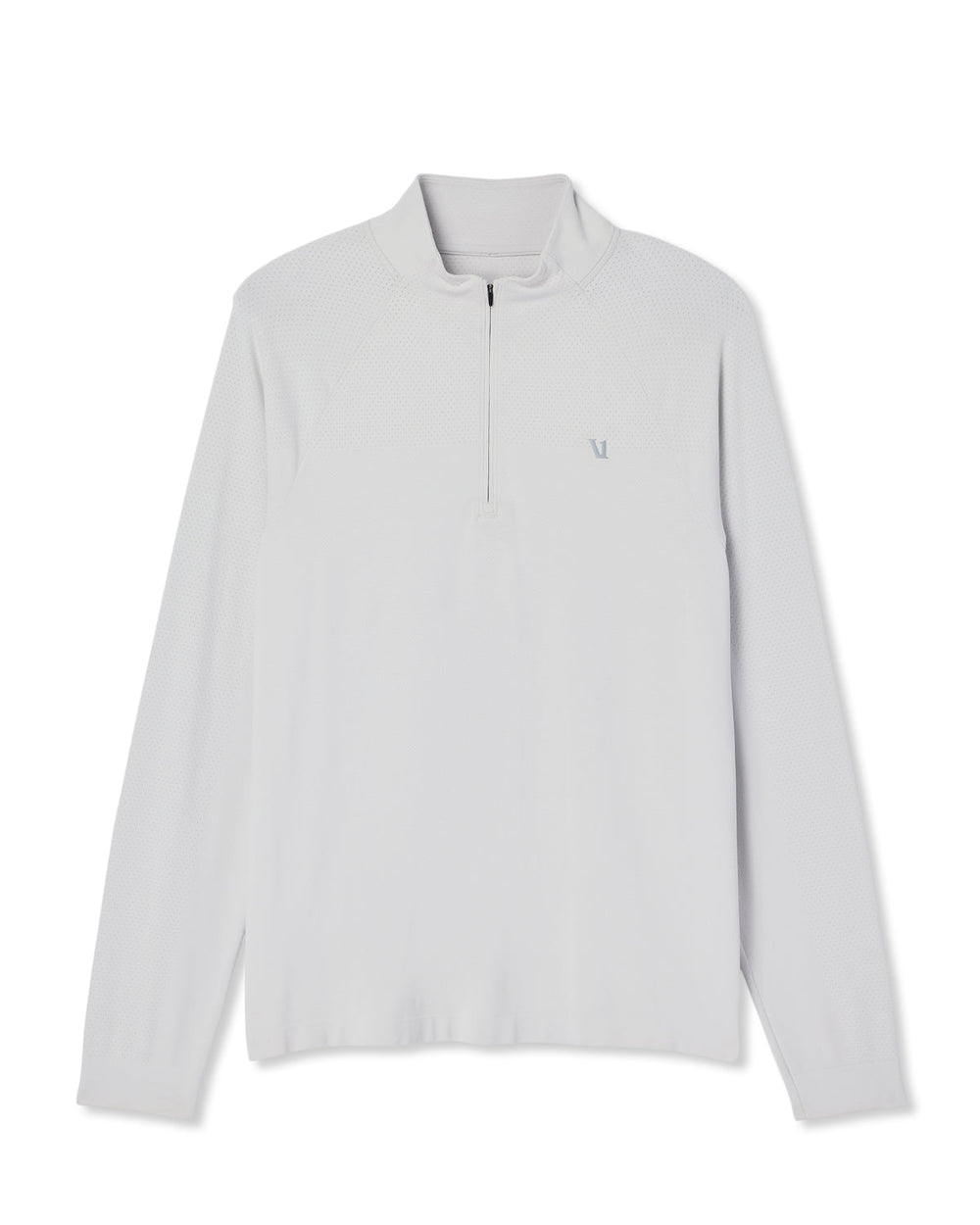 Clearview Seamless Quarter Zip Frost Grey Long Sleeve | Vuori For sale