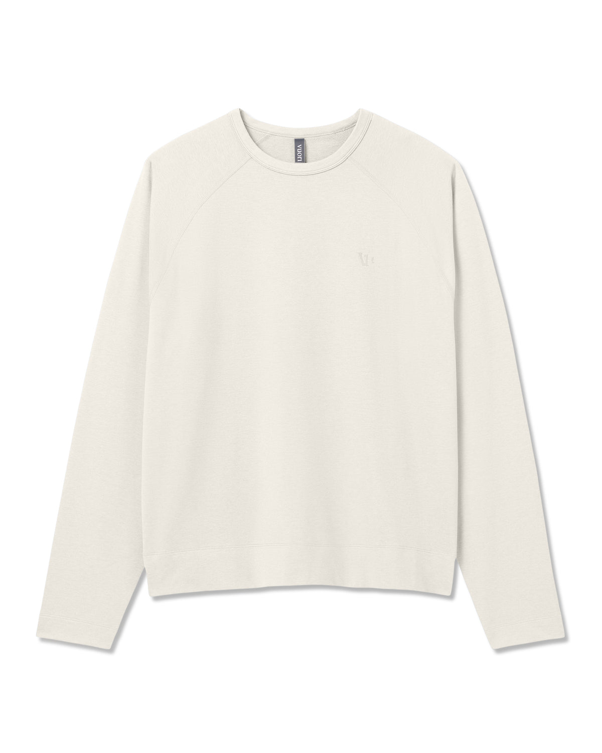 Coronado Crew - Relaxed Fit Men's Ivory Heather Crew | Vuori Outlet