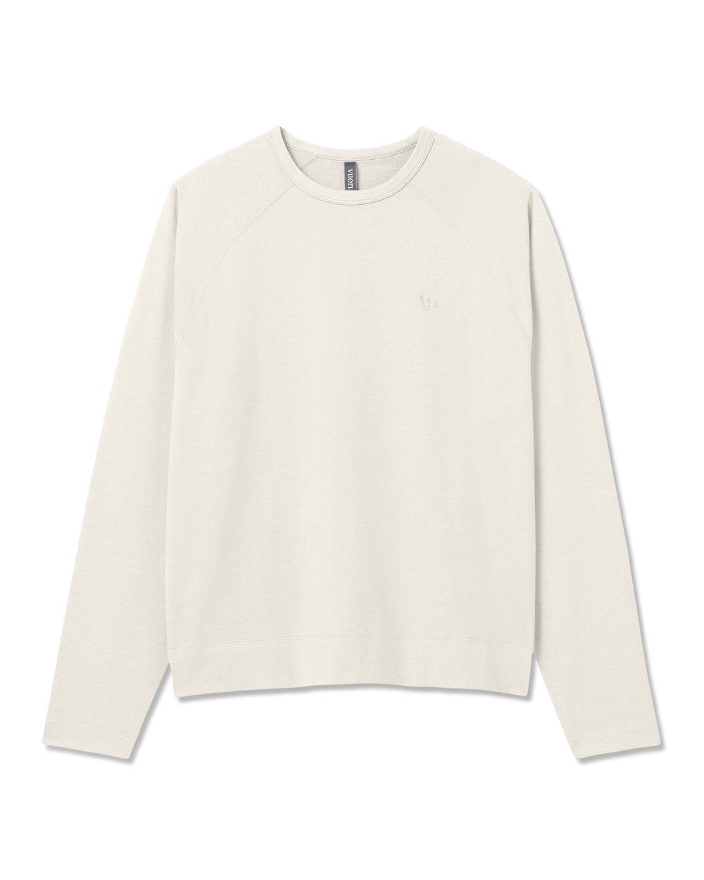 Coronado Crew - Relaxed Fit Men's Ivory Heather Crew | Vuori Outlet