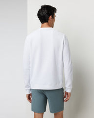 Jamestown Crew Men's White Waffle Crewneck | Vuori Discount