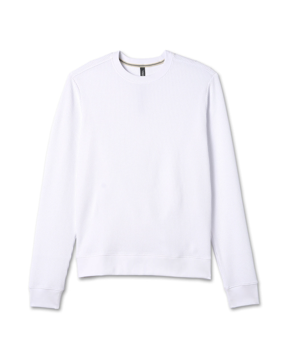 Jamestown Crew Men's White Waffle Crewneck | Vuori Discount