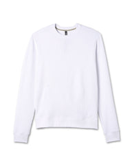 Jamestown Crew Men's White Waffle Crewneck | Vuori Discount