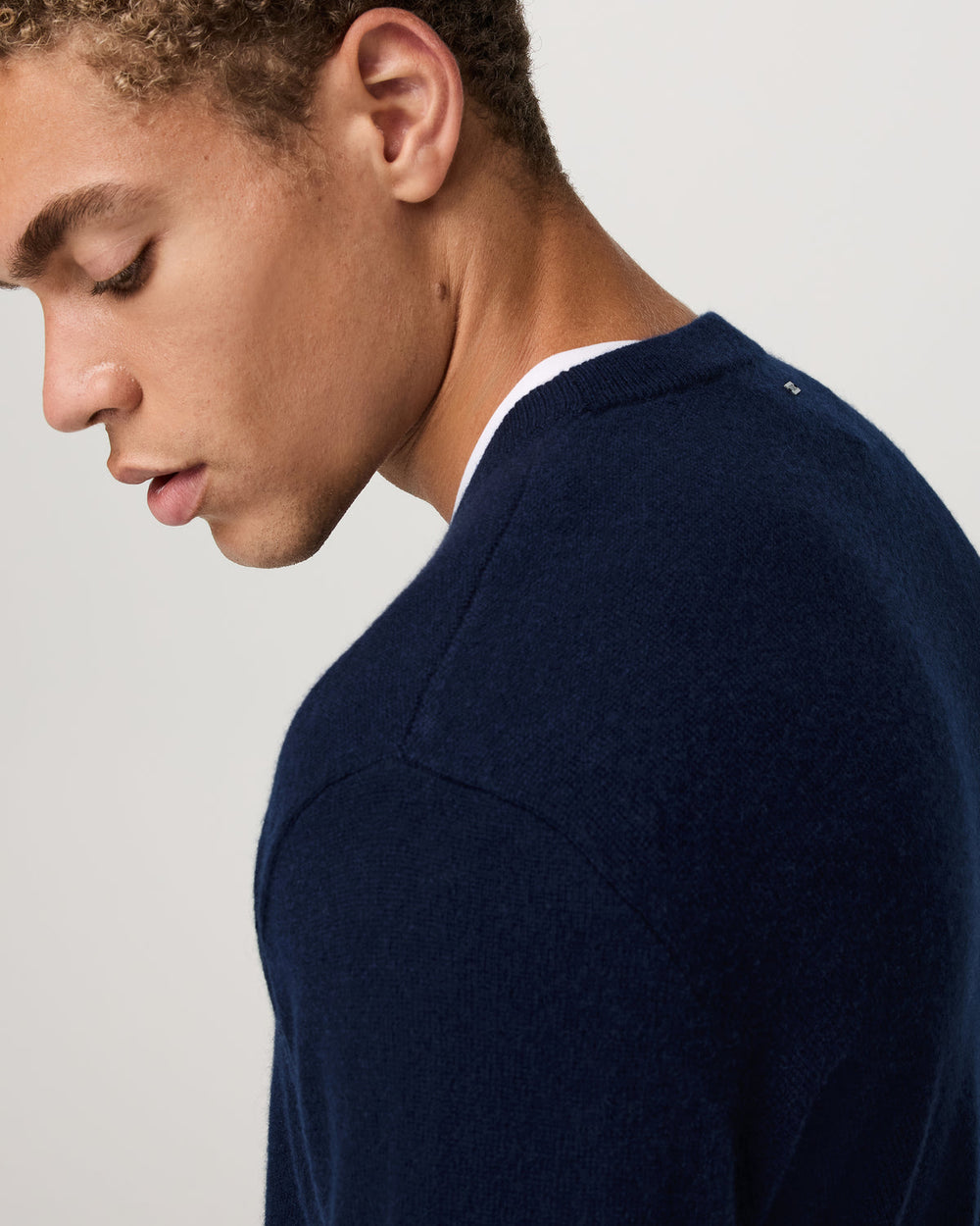 Berik Cashmere Sweater Men's Sweater in Ink | Vuori Sale