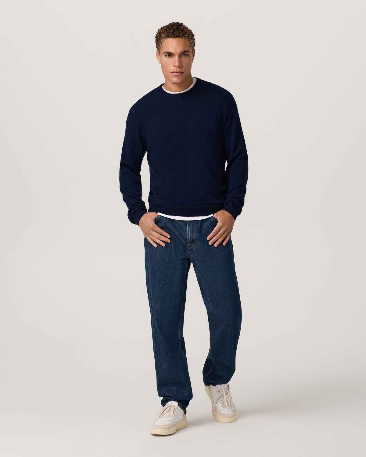 Berik Cashmere Sweater Men's Sweater in Ink | Vuori Sale