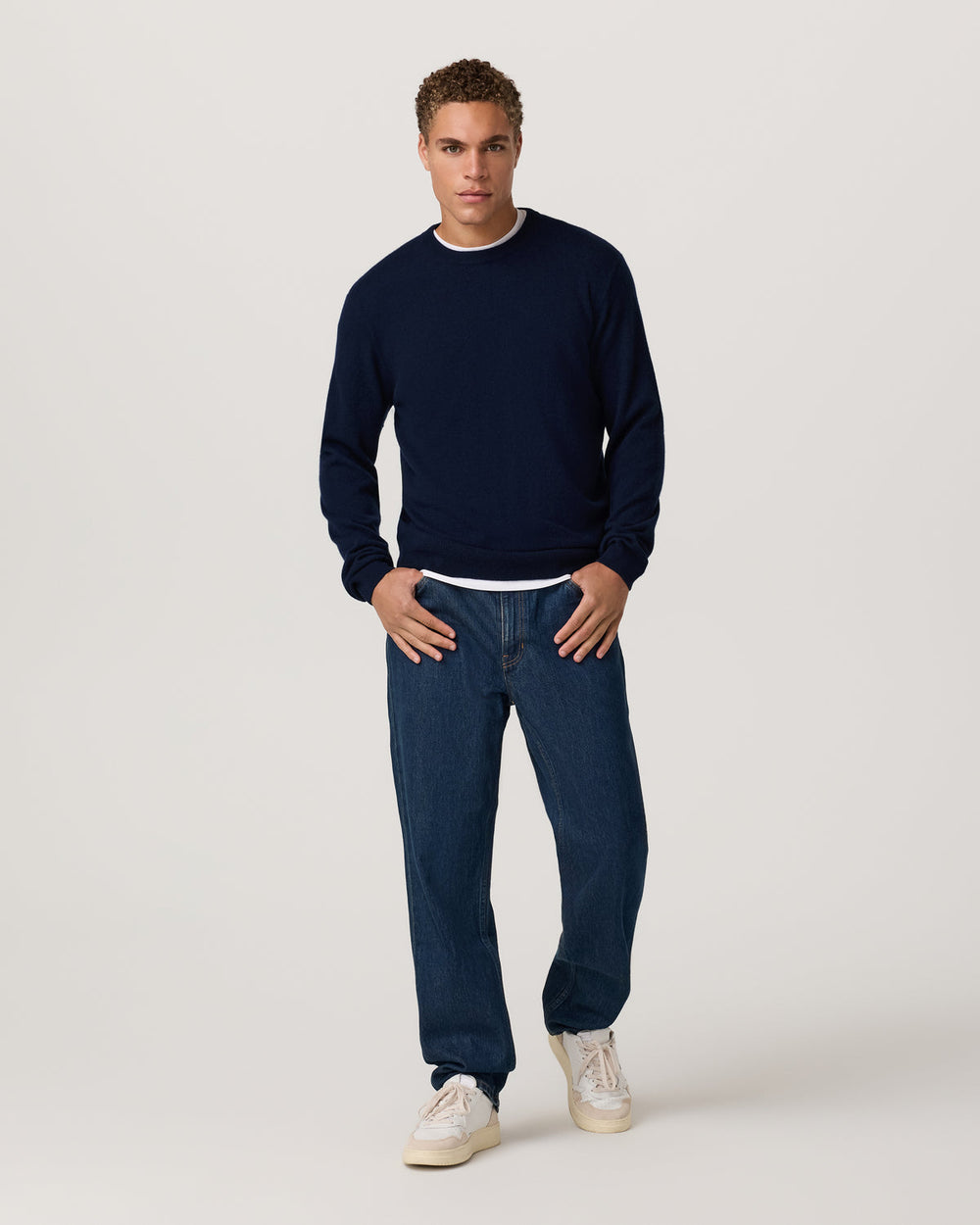 Berik Cashmere Sweater Men's Sweater in Ink | Vuori Sale