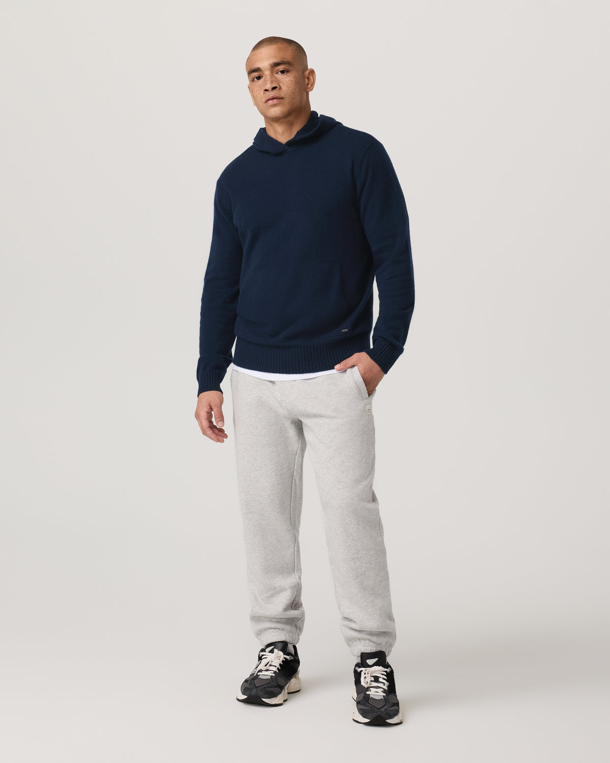 Berik Cashmere Hoodie Men's Hoodie in Ink | Vuori On sale