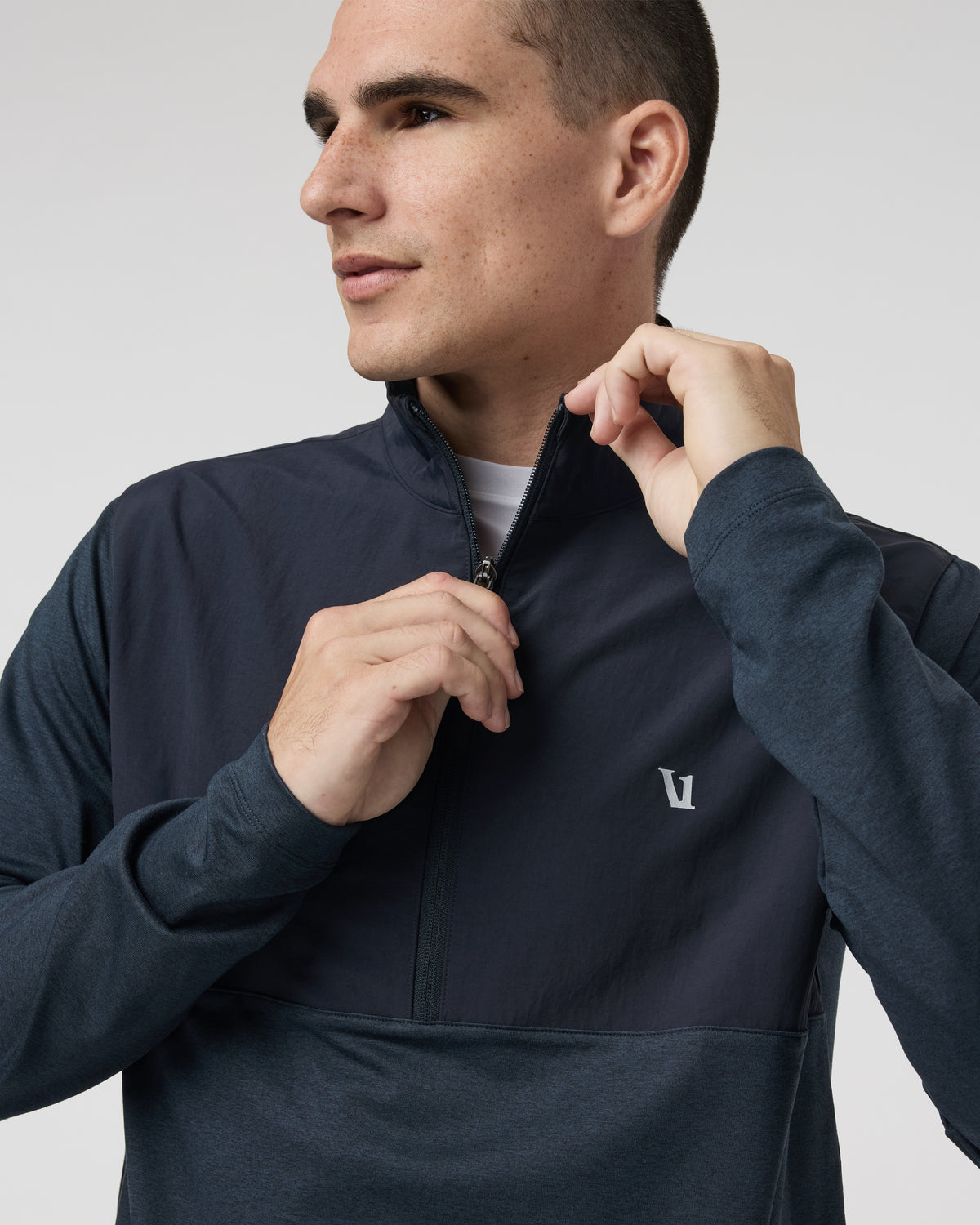 Sunday Element Half Zip Ink Heather | Vuori Outlet