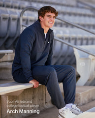 Sunday Element Half Zip Ink Heather | Vuori Outlet