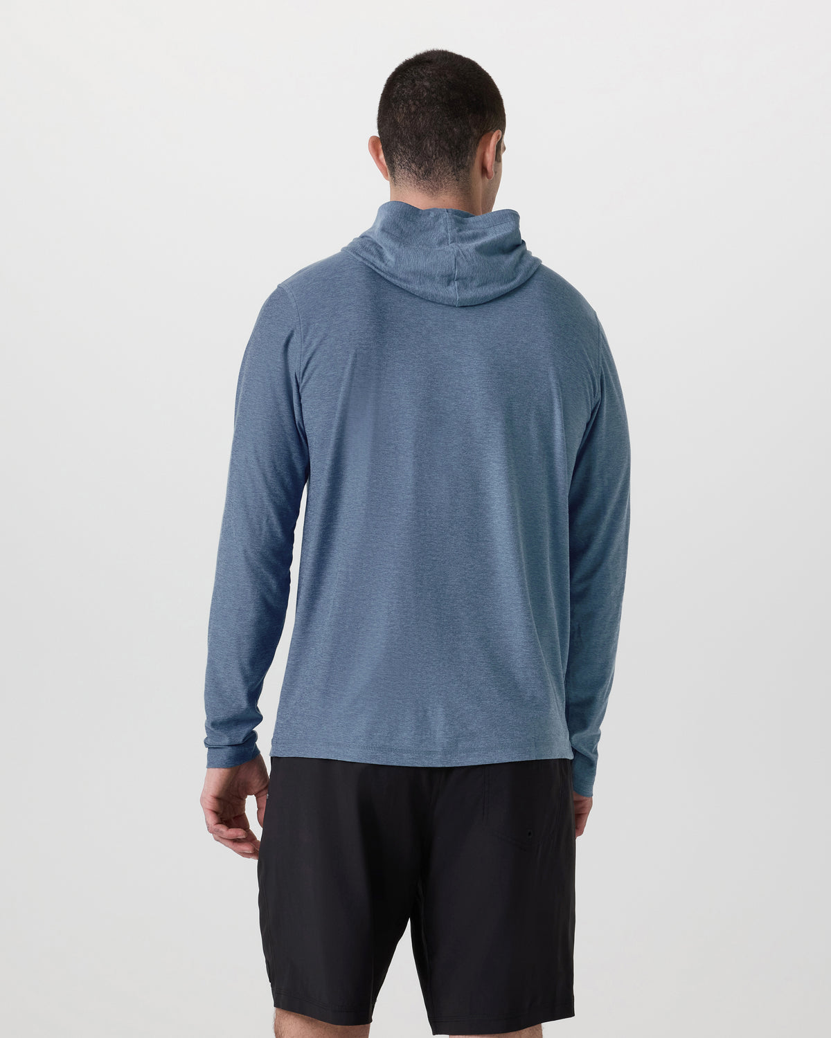 Strato Tech Hoodie Men's Pool Blue Workout Hoodie | Vuori US