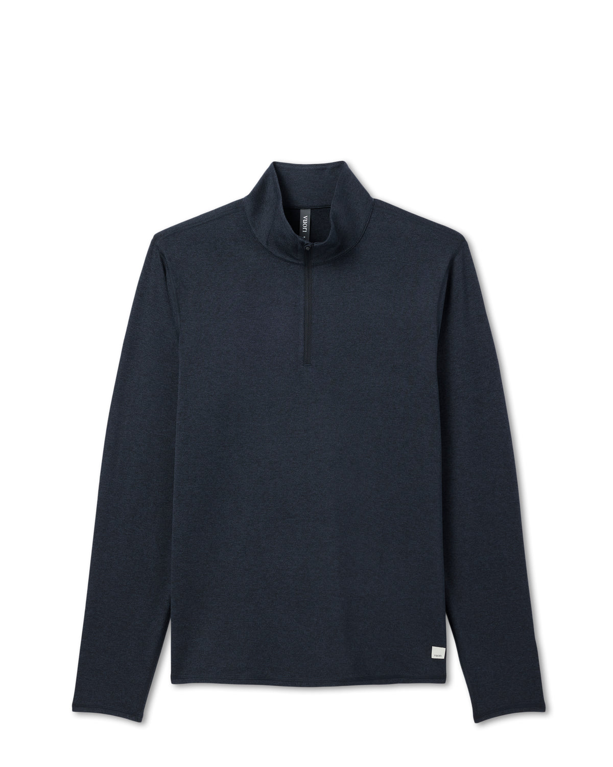 Ponto Half Zip Mock Neck Ink Heather | Vuori Clothing