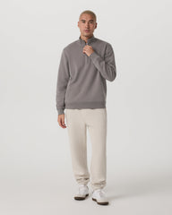 Seaside 1/2 Zip Classic Men's Cavern Grey Pullover | Vuori